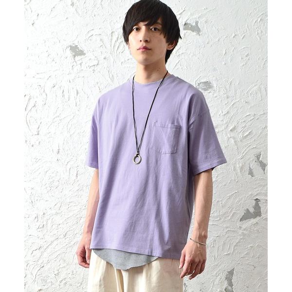 tシャツ メンズ半袖ポケットTシャツ+タンクトップアンサンブル「2点セット」 メンズ