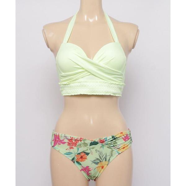 水着 Nuckle Market ShearingTOPS × ToropicalPrint Bikini レディース