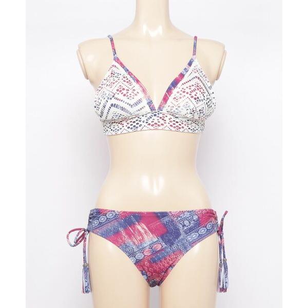 水着 Nuckle Market Lace Layered Bikini レディース
