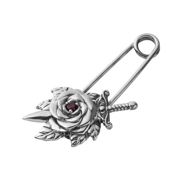 ブローチ Artemis Kings/薔薇セーフティピン メンズ レディース