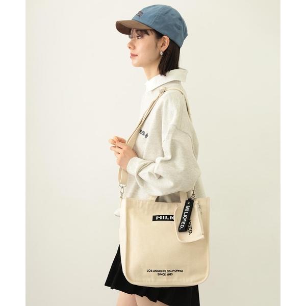 ショルダーバッグ バッグ ミニ EMBROIDERED BAR SHOULDER BAG W/STRAP - ミニポーチ付きショルダーバッグ レディース