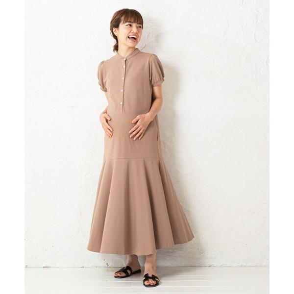 『セール実施中』ZOZO問い合わせ番号:58788994ショップ:Sweet Mommy，スウィートマミーブランド:SweetMommy，スウィートマミー商品名:スタンドカラー マタニティ　授乳ワンピースカテゴリ:ママ＆ベビー>マタニ...