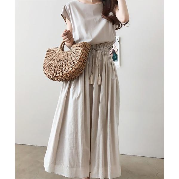 『タイムセール実施中』ZOZO問い合わせ番号:58928771ショップ:SETUP7，セットアップセブンブランド:SETUP7，セットアップセブン商品名:【SETUP7】コットンフレンチスリーブマキシ丈ワンピース SCCH14カテゴリ:ワン...