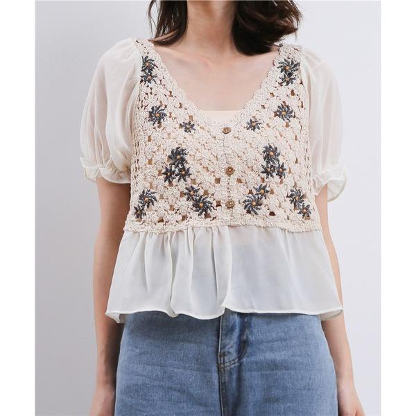 コットンレースブラウス みんな探してる人気モノ コットンレースブラウス レディースファッション