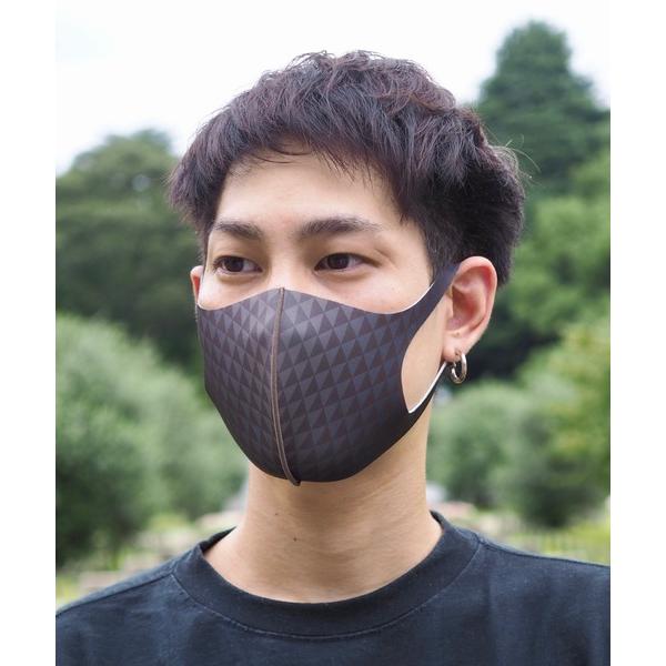 マスク IKplus MAH-01 総柄デザインプリントマスク 洗える3D立体マスク