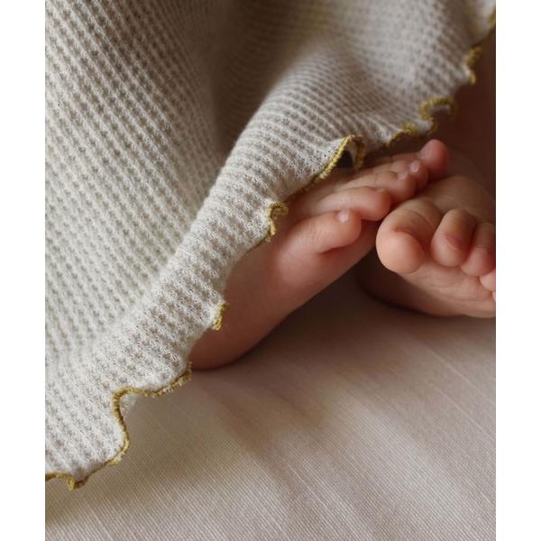 ※このアイテムは返品・交換対象外商品です。ZOZO問い合わせ番号:59132569ショップ:kaene，カエンブランド:kaene，カエン，Yawn，ヤーン商品名:ワッフルメロウおくるみ / Yawnカテゴリ:ママ＆ベビー>おくるみブ...