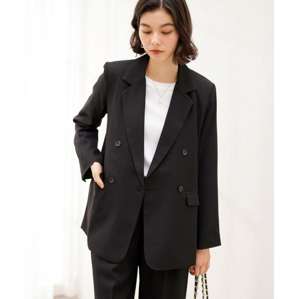 『タイムセール実施中』ZOZO問い合わせ番号:59230152ショップ:GeeRA，ジーラブランド:GeeRA，ジーラ商品名:【入卒式／セレモニー】ダブルボタンテーラードジャケット　セットアップ対応カテゴリ:フォーマルスーツ/小物>ス...