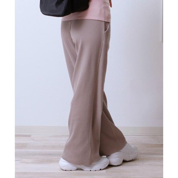 『セール実施中』ZOZO問い合わせ番号:59401148ショップ:Sweet Mommy，スウィートマミーブランド:SweetMommy，スウィートマミー商品名:【マタニティ】 フリーカットリブ ワイドパンツ　選べる2タイプカテゴリ:ママ＆...