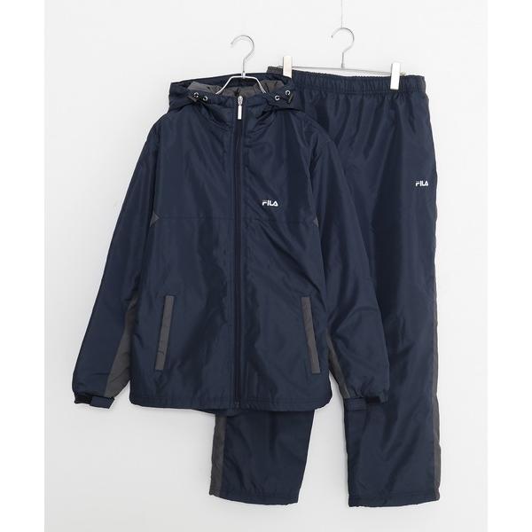 ZOZO問い合わせ番号:59783259ショップ:Karlas，カルラスブランド:FILA，フィラ商品名:【別注】FILA/フィラ ワンポイント ロゴ 刺繍 配色切替 裏フリース シャカシャカ ジャージ 上下セットカテゴリ:トップス>...