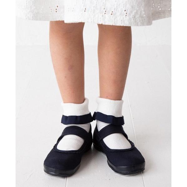 靴下 「POMPKINS/ポプキンズ」グログランフリルソックス キッズ 子供 女の子