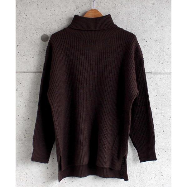 『タイムセール実施中』ZOZO問い合わせ番号:60702758ショップ:THE CASUAL，カジュアルブランド:THE CASUAL，カジュアル商品名:7G 畦編み BIG ハイネック チュニック キッズカテゴリ:トップス>ニット/...