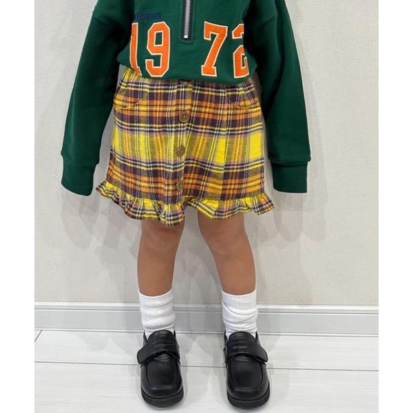 『セール実施中』ZOZO問い合わせ番号:60744316ショップ:こどもの森e-shop，コドモノモリイーショップブランド:moujonjon，ムージョンジョン商品名:素材込裾フリルスカートカテゴリ:スカート>スカートブランド品番:M...