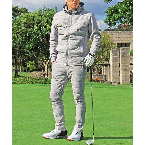 『タイムセール実施中』ZOZO問い合わせ番号:61253256ショップ:TopIsm，トップイズムブランド:TopIsm，トップイズム商品名:裏起毛シャギーボア ダウンゴルフ上下セットアップ ゴルフウェア メンズカテゴリ:アウトドア/スポー...