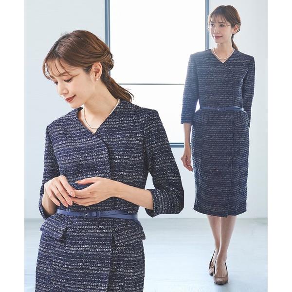 『セール実施中』ZOZO問い合わせ番号:61253921ショップ:CELEN，セレンブランド:DRESS LAB，ドレスラボ商品名:【セレモニースーツ/2way仕様】ベルト付きラップワンピーススーツ  2点セットカテゴリ:フォーマルスーツ/...