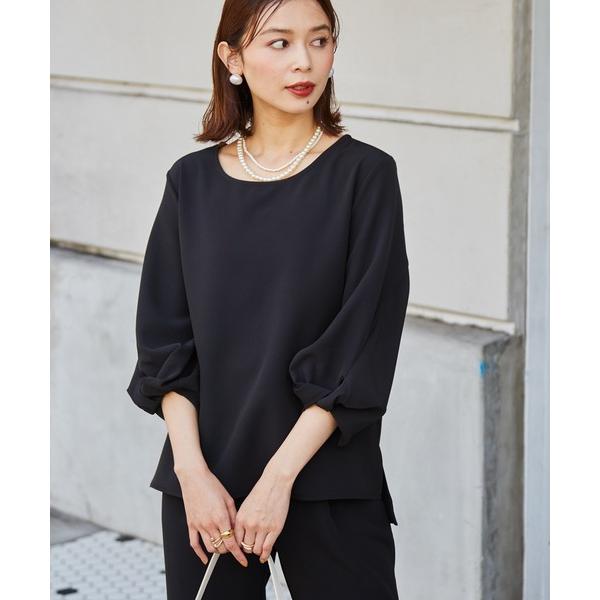 『タイムセール実施中』ZOZO問い合わせ番号:61317718ショップ:RANAN，ラナンブランド:RANAN，ラナン商品名:【2点セット】洗える/ストレッチ　ボリュームスリーブブラウス＆テーパードパンツセットアップ（レギュラー丈）カテゴリ...