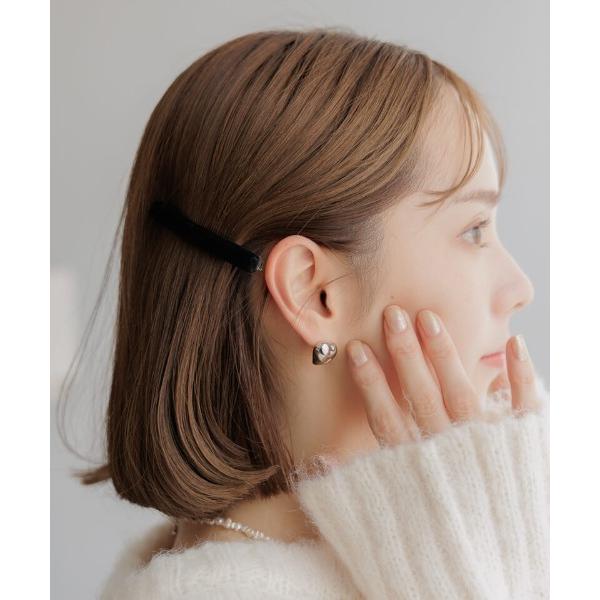 ヘアピン シンプリーベロアクリップ