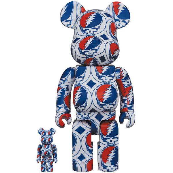 フィギュア BE@RBRICK GRATEFUL DEAD 100％ ＆ 400％ (STEAL YOUR FACE)
