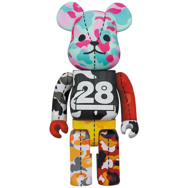 フィギュア BE@RBRICK BAPE(R) CAMO 28TH ANNIVERSARY MULTI 400％ 3