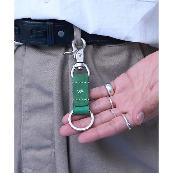 キーホルダー wfw keychain イタリアンレザー キーチェーン