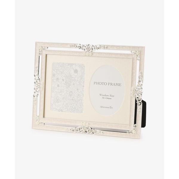 ZOZO問い合わせ番号:63448724ショップ:Afternoon Tea LIVING，アフタヌーンティー・リビングブランド:Afternoon Tea，アフタヌーンティー商品名:シルキーパールダブルフォトフレームカテゴリ:インテリア&...