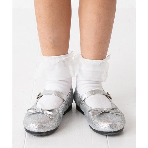 バレエシューズ 「POMPKINS/ポプキンズ」グリッターバレエシューズ キッズ 子供 女の子