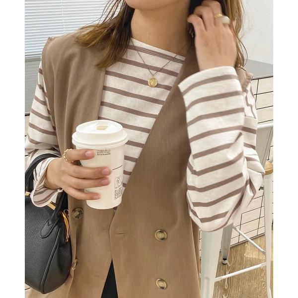 レディース長袖カットソー Tシャツ クラシカルガーリー系 量産型 10代 代 ホワイト ブルー Apres Jour 通販