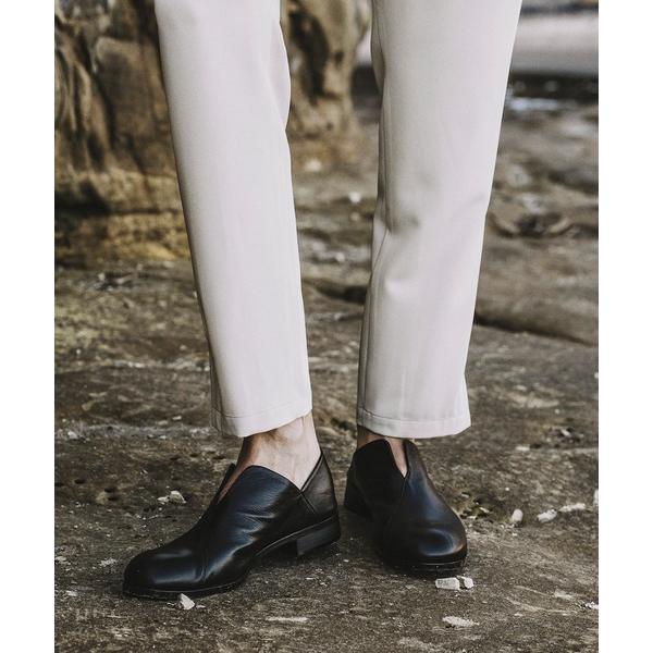 スリッポン 「NO ID.」Front Slit Slip-On / フロント スリット スリッポン メンズ