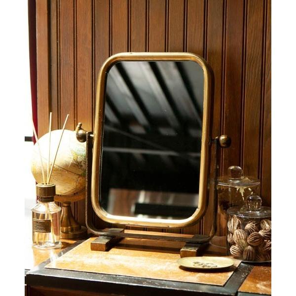 ZOZO問い合わせ番号:64035035ショップ:DULTON，ダルトンブランド:DULTON，ダルトン商品名:TABLE TOP MIRROR RECTANGLE/卓上ミラー レクタングルカテゴリ:インテリア>ミラーブランド品番:H...