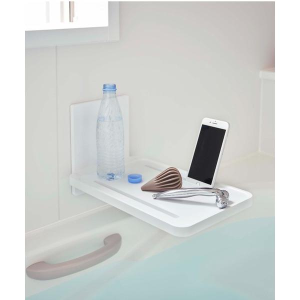 他サイト： バス トイレ WEB限定 tower マグネットバスルーム折り畳み棚 ホワイトの商品画像