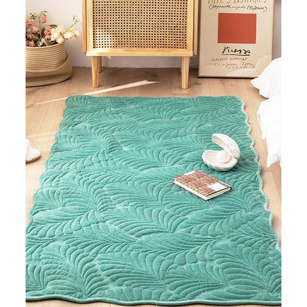 『タイムセール実施中』ZOZO問い合わせ番号:64089131ショップ:aimoha，アイモハブランド:aimoha，アイモハ商品名:ボタニカルキルティングラグマットカテゴリ:インテリア>ラグ/マットブランド品番:sjdT0423a素...