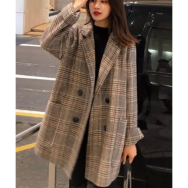 『タイムセール実施中』ZOZO問い合わせ番号:64207619ショップ:Doula Doula，ドゥーラドゥーラブランド:Bifrost，ビフレスト商品名:BIGシルエット チェック柄テーラージャケットカテゴリ:ジャケット/アウター>...