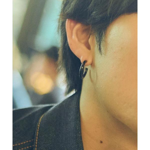 アレルギー対応 ピアス E153 stainless - Hoop pierce（pair） メンズ レディース