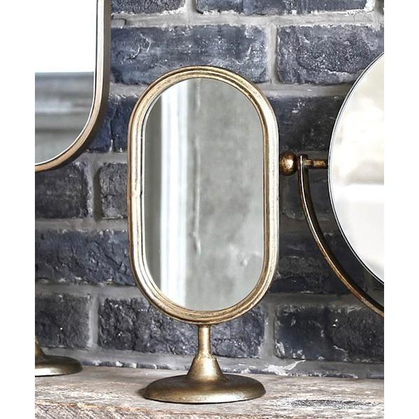ZOZO問い合わせ番号:64280551ショップ:DULTON，ダルトンブランド:DULTON，ダルトン商品名:TABLE TOP MIRROR OVAL/テーブル トップ ミラー オーバルカテゴリ:インテリア>ミラーブランド品番:H...