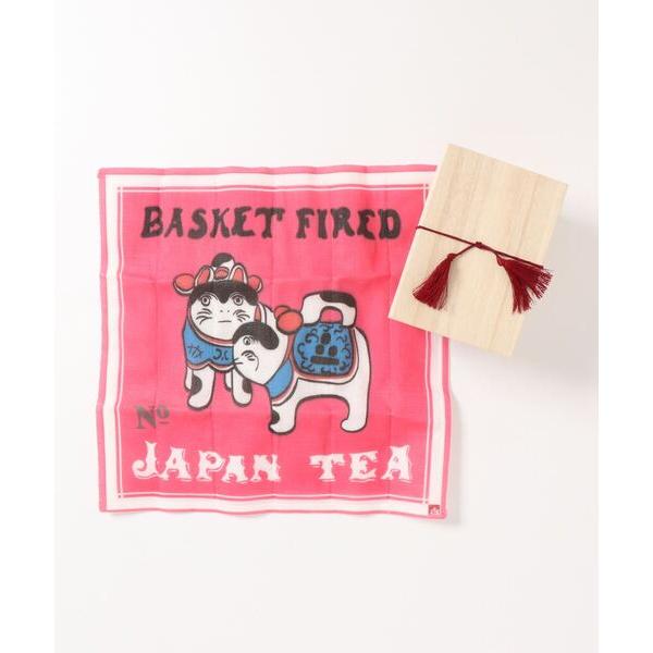 収納 【カヤ】茶箱と布巾セット