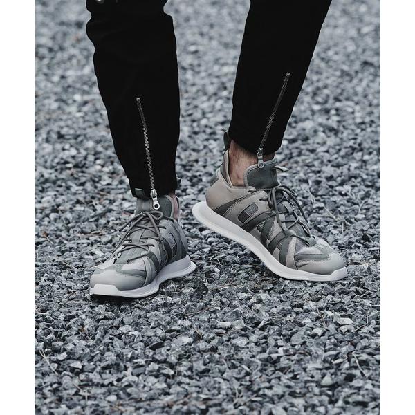 スニーカー 「NO ID.」Multi Fabric Low Cut Sneakers / マルチ ファブリック ローカット スニーカー メンズ