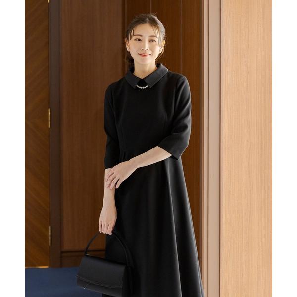 『セール実施中』ZOZO問い合わせ番号:65425251ショップ:CARETTE，カレットブランド:CARETTE，カレット商品名:衿付きボレロジャケットとロングワンピースのブラックフォーマルスーツ【喪服 礼服】カテゴリ:フォーマルスーツ/...