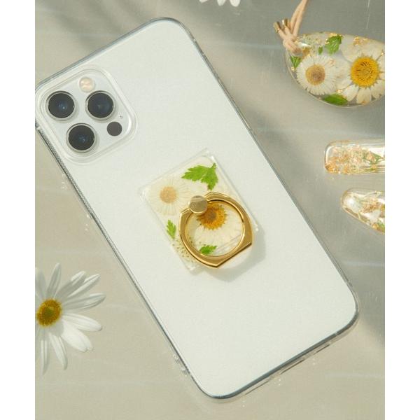モバイルアクセサリー handmade flower smartphone ring/ハンドメイドフラワースマホリング