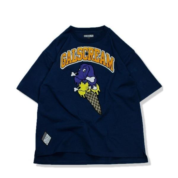 新品タグ付 Galfy 落書き Tシャツ ガルフィー 半袖 ストリート B系 Bボーイ 不良 ヤンキー 系 犬 ロゴ カラフル アート サイズl Stam Sn