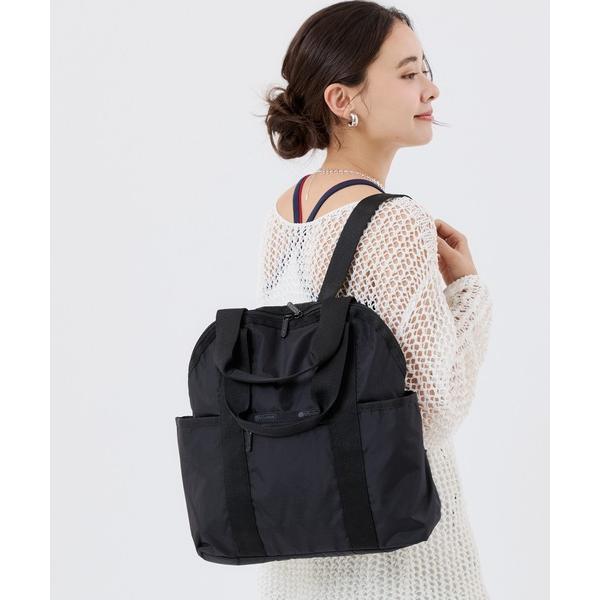 デイバック リュック DOUBLE TROUBLE BACKPACK 「日本限定」リサイクルドブラックJP レディース
