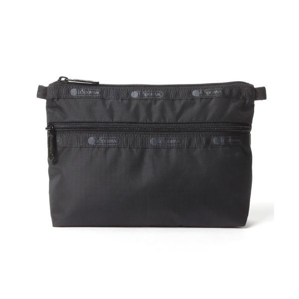 ZOZO問い合わせ番号:66111100ショップ:LeSportsac，レスポートサックブランド:LeSportsac，レスポートサック商品名:COSMETIC CLUTCH リサイクルドブラックJPカテゴリ:財布/小物>ポーチブラン...