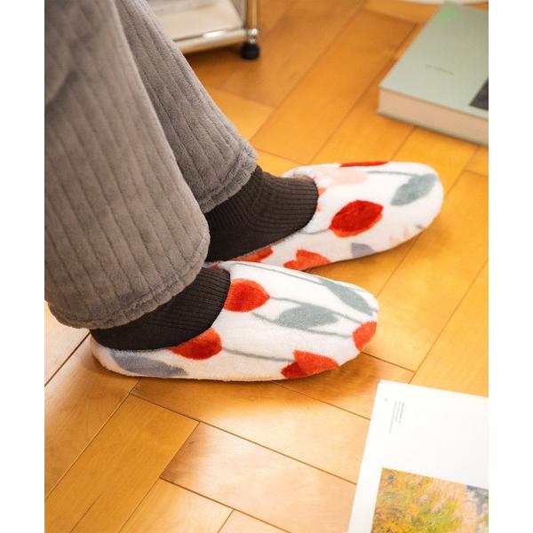 ZOZO問い合わせ番号:66885289ショップ:Wpc./KiU，ダブリュピーシーキウブランド:Wpc. Patterns，ダブリュピーシーパターンズ，Wpc.，ダブリュピーシー商品名:Wpc. Patterns　もこもこルームシューズカ...