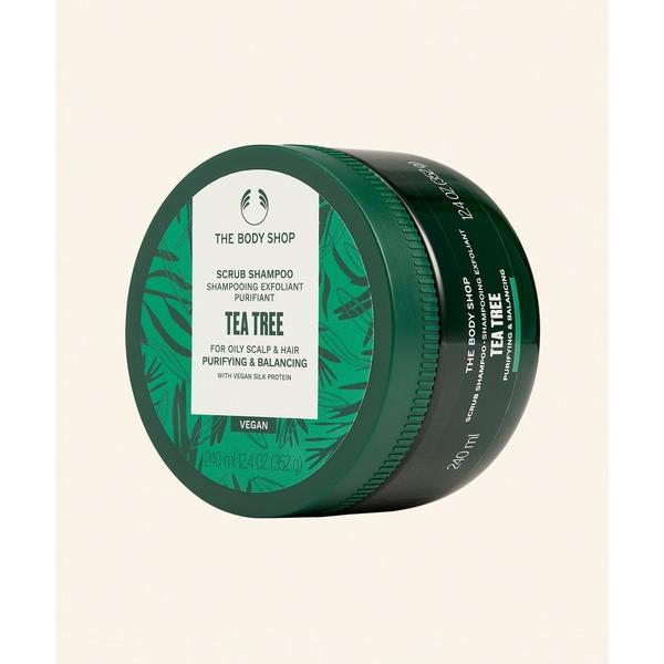 シャンプー ザ・ボディショップ the body shop TTクリア＆バランシング ヘアスクラブ 240mL（香り：ティーツリー）