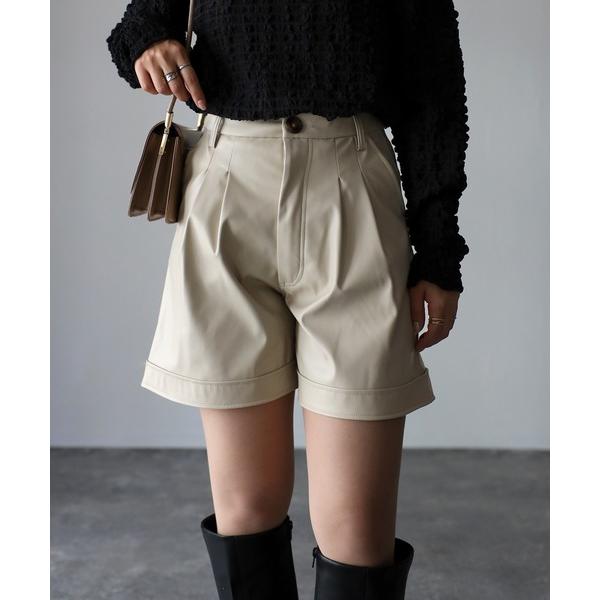 パンツ ハイウエストショートパンツ レディース