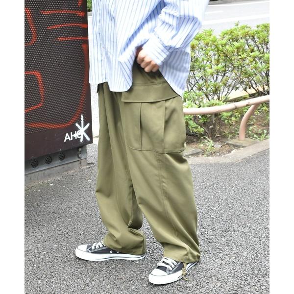ワイドパンツ カーゴパンツ ワイドカーゴパンツ メンズ レディース