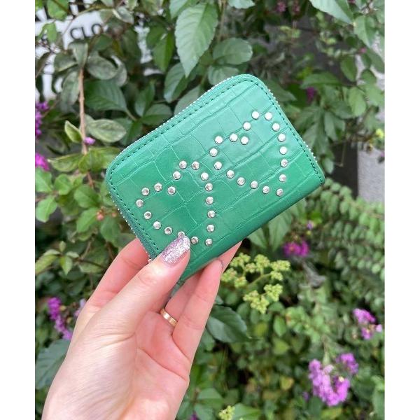 ミニ 財布 Casselini(キャセリーニ)ハートスタッズ 財布 レディース