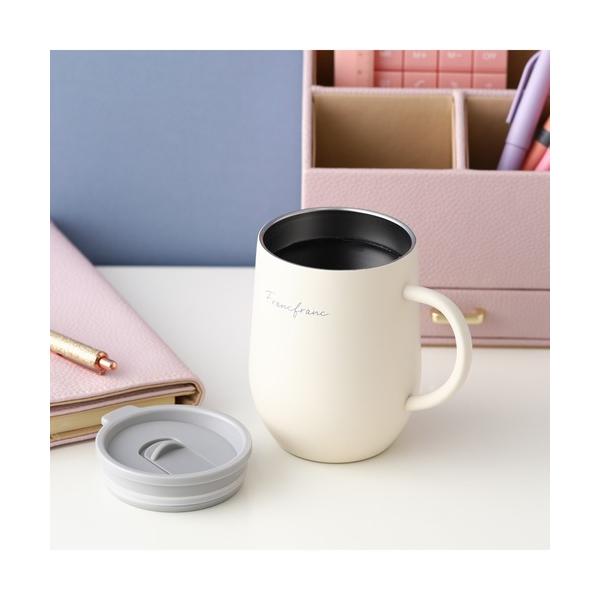 ZOZO問い合わせ番号:68081135ショップ:Francfranc，フランフランブランド:Francfranc，フランフラン商品名:フタ付き ステンレスサーモマグ  ホワイトカテゴリ:食器/キッチン>グラス/マグカップ/タンブラー...