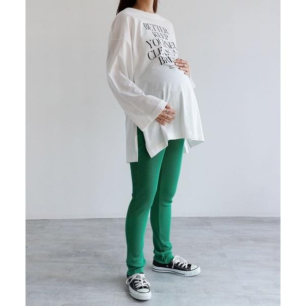 ZOZO問い合わせ番号:68087711ショップ:andme，アンドミーブランド:andme，アンドミー商品名:【マタニティ】セルフカットリブレギンスパンツカテゴリ:ママ＆ベビー>マタニティウェア/グッズブランド品番:6001970素...