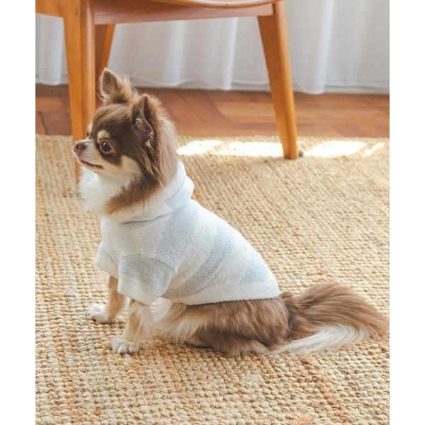 犬 服 「CAT＆DOG」「販路限定商品」スムーズィー２ボーダーdogパーカ