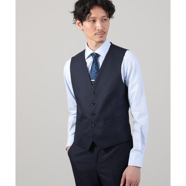 『タイムセール実施中』ZOZO問い合わせ番号:68159746ショップ:TAKEO KIKUCHI，タケオキクチブランド:TAKEO KIKUCHI，タケオキクチ商品名:【Sサイズ〜】シャイニーヘリンボンストライプ ベストカテゴリ:フォーマ...