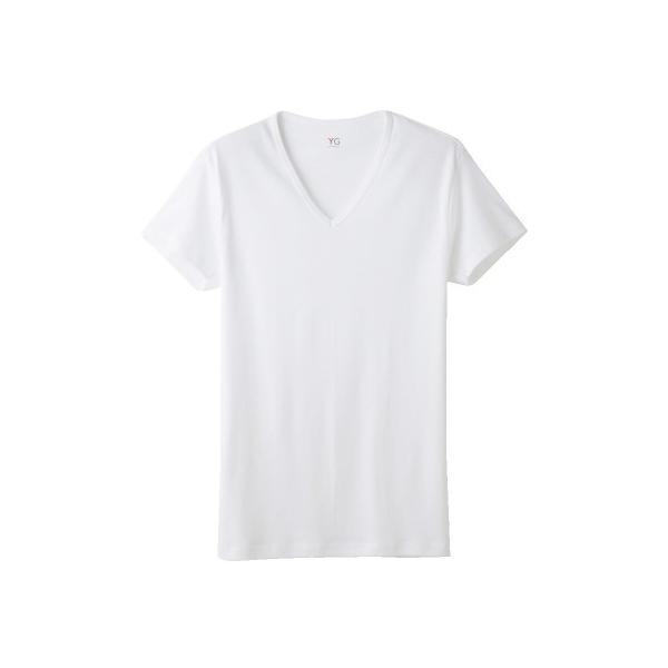 インナーシャツ 肌着 YG VネックTシャツ 綿100％ メンズ